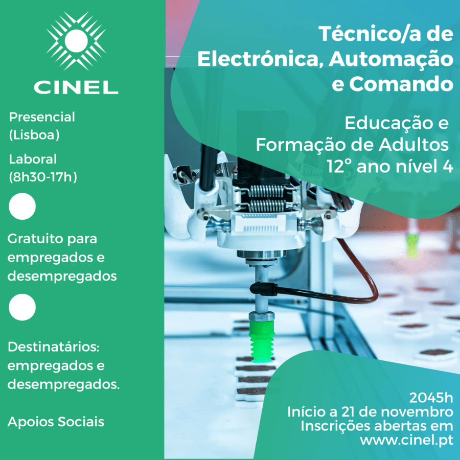 Técnico/a de Electrónica, Automação e Comando (EFA N4)