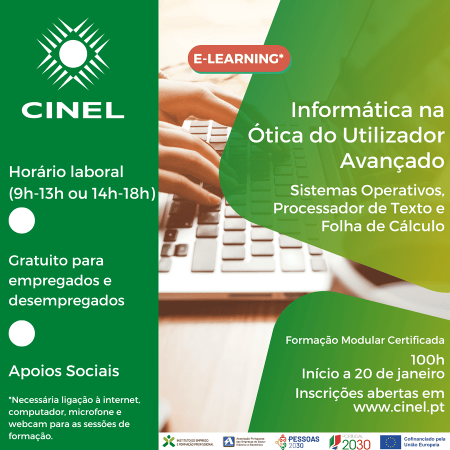 Informática na Ótica do Utilizador Avançado - Sistemas Operativos, Proc. Texto e Folha Cálculo