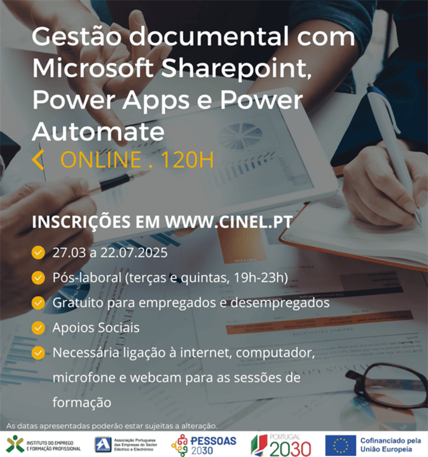 Gestão documental com Microsoft Sharepoint, Power Apps e Power Automate