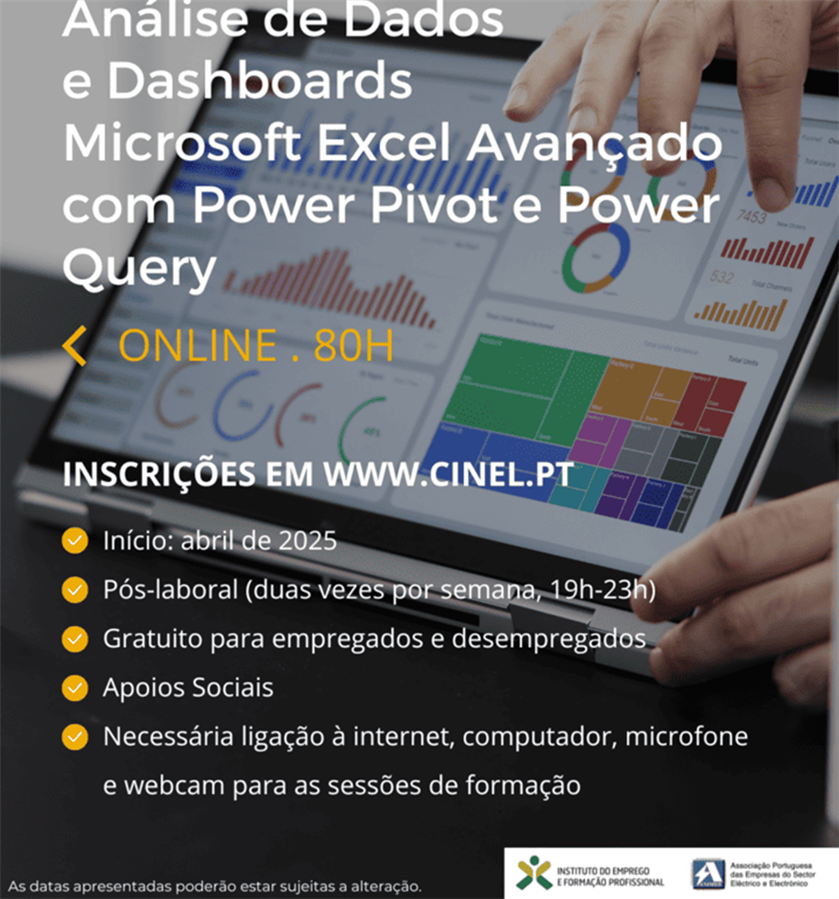 Análise de Dados e Dashboards - Microsoft Excel Avançado com Power Pivot e Power Query